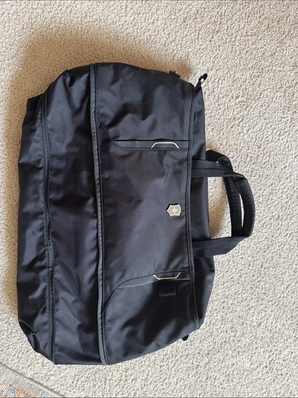 Victorinox Black Nylon Top duffle bag